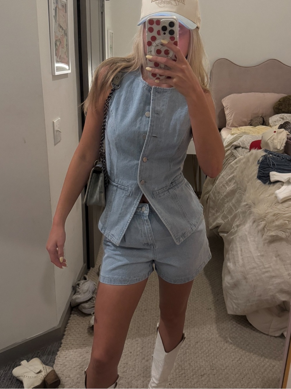 LE LIS Blue Denim SET